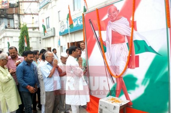 Tripura observed  Gandhi Jayanti